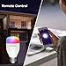 MustWin Smart LED Bulbs, Color Changing Lights Bulbs, Wi-Fi Smart Bulbs Works with Alexa and Google Home, 7W A19 Energy-Saving Smart Light Bulbs No Hub Required, APP Remote Control, 2 Pack