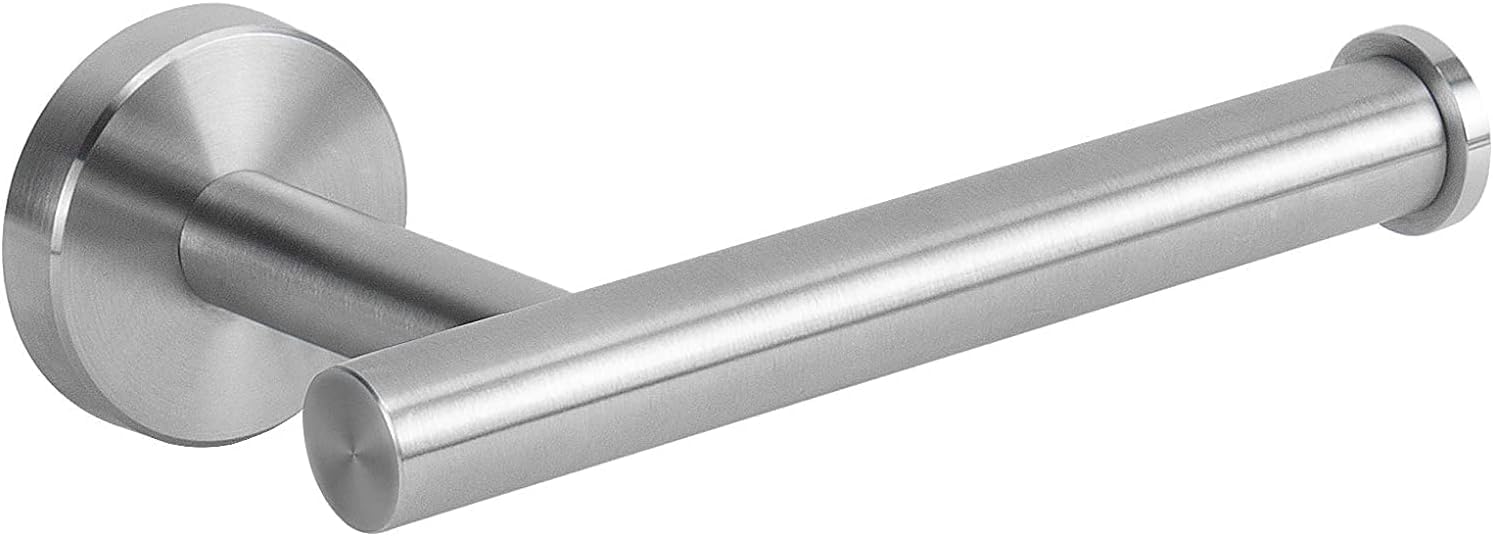 Toilet Paper Holder for bathrooms and bathrooms Stainless Steel Rustproof Wall Mounted Toilet Roll Holder for Bathroom, Kitchen, Washroom (1 Pack, Brushed Nickel)