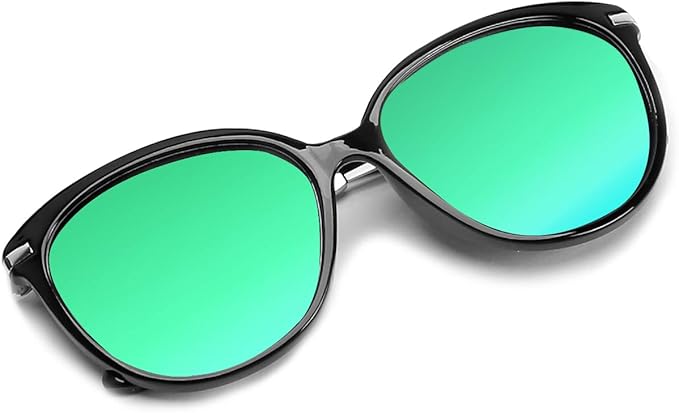 Amazon Diamond Candy サングラス レディース 偏光 レンズ Uvカット Uv400 ファッション レディーズ 偏光サングラス 紫外線カット マルチカラー アウトドア 小顔 ブラック グリーン サングラス 通販