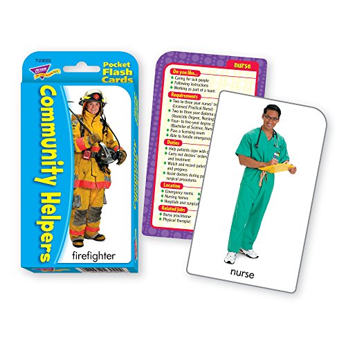 Community Helpers & Careers Pocket Flash Cards