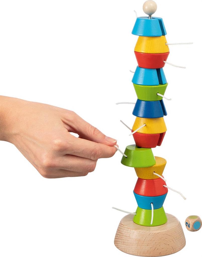 Goki - Tugie Balance Tower Shapes and Colours, Multicoloured (56752)