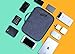 BAGSMART Double Layer Travel Universal Cable Organizer Cases Electronics Accessories Storage Bag for 10.5'' iPad Pro, iPad air, Charger, Kindle, Blue