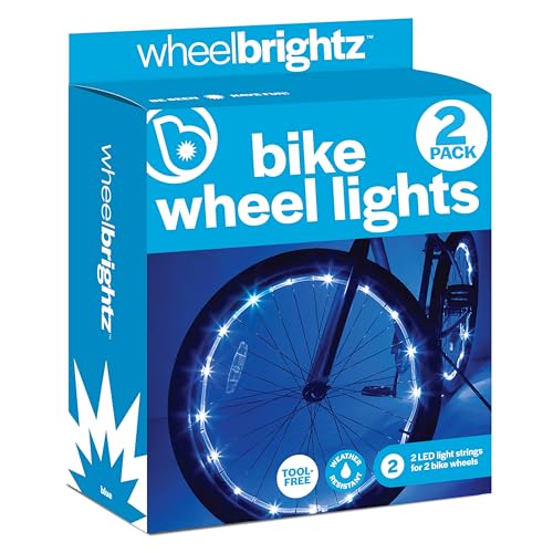 Brightz Bike Wheel Lights (2-Pack, Bright Pink) LED Illumination Kids  Bike Lights for Night Riding Bike