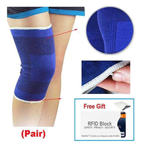 Buy 1 get 1 free: knee brace elastic muscle support compression s…
