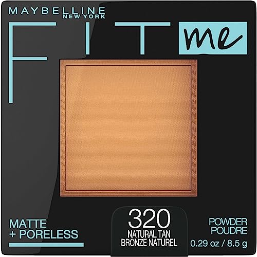 Maybelline Fit Me Matte + Poreless Pressed Face Powder Makeup & Setting Powder,…