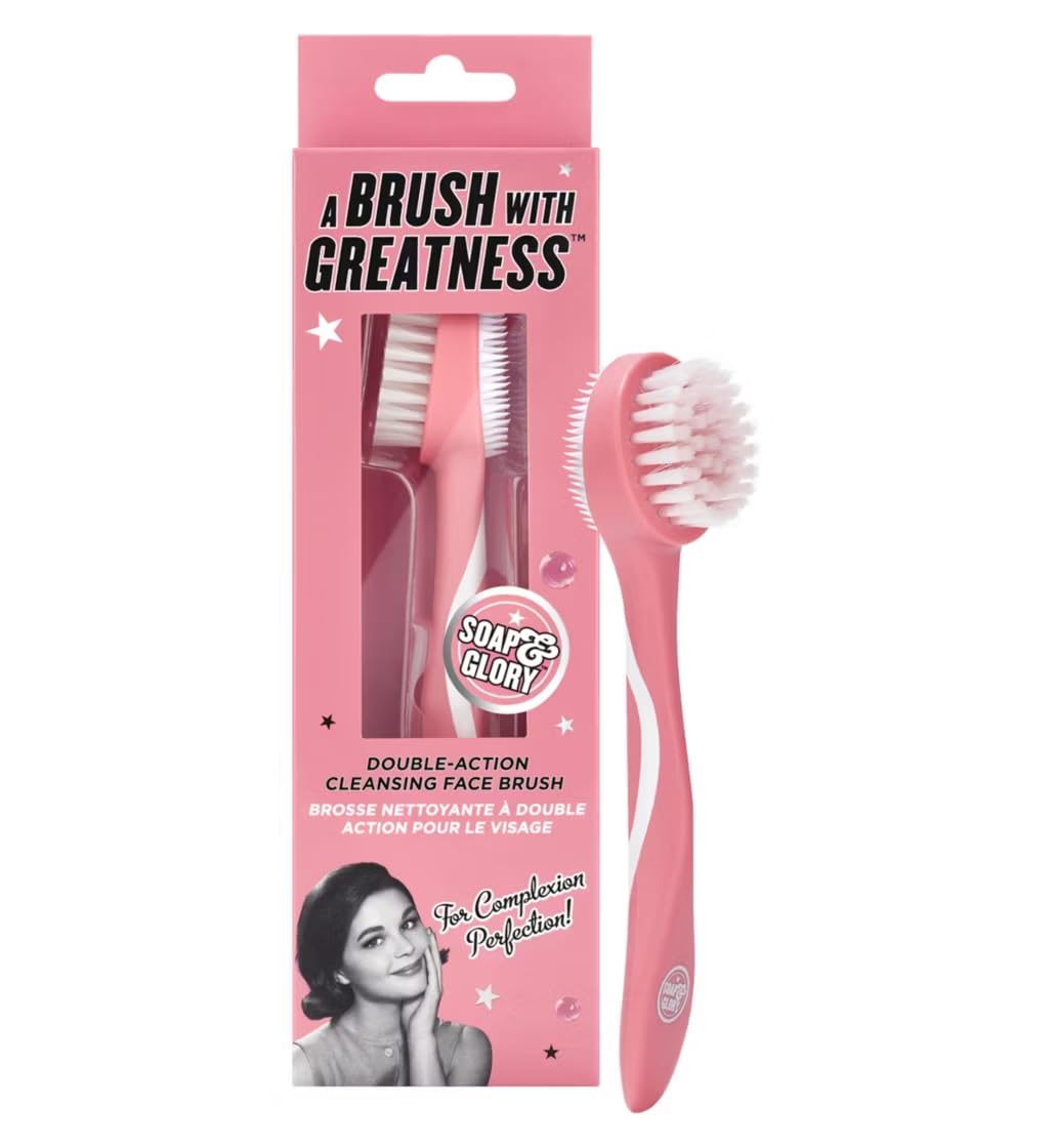 Soap And Glory A Brush With Greatness Cleansing & Massage Brush For Amazing Face