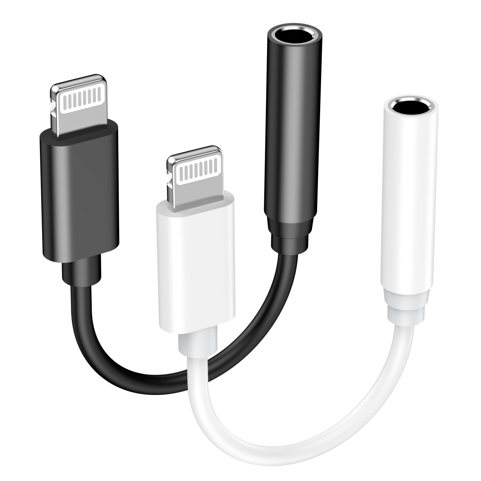 Photo 1 of [Apple MFi Certified] iPhone 3.5mm Headphone Jack Adapter,2 Pack Lightning to 3.5mm Earphones Jack Adapter Cord Dongle Aux Cable Converter Accessories Compatible with iPhone14 13 12 11/Xs/XR