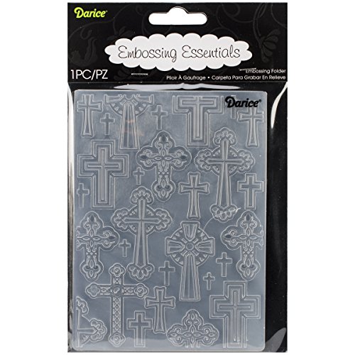 UPC 082676840739, Darice Embossing Folder, 4.25 by 5.75-Inch, Crosses