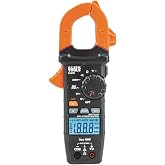 Klein Tools CL220 Digital Clamp Meter, Auto-Ranging 400 Amp AC, and Temp | AC/DC Voltage, TRMS, Resistance, Continuity, NCVT Detection