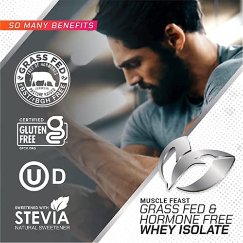 Muscle Feast GrassFed Whey Protein Isolate, All Natural Hormone Free