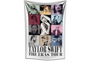 PINLI Taylor Swift Tapestry Poster For Girls Fans Birthday Party Gifts-Taylor Swlft Tapestry Canvas Prints Picture For Teen Room Bedroom Decor-70x100CM