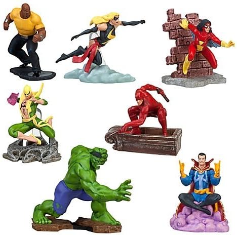 marvel figurine playset