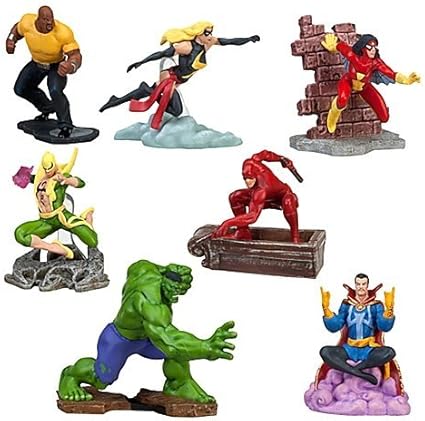 marvel figure set disney store