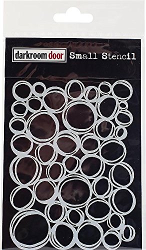 Darkroom Door Stencil 4.5"x6"-circles