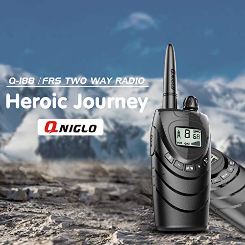 Rechargeable Walkie Talkies for Adults, 22 Channel FRS Long Range Walkie Talkie Two Way Radio with 1500mAh Rechargeable Li-ion Battery for Adult Outdoor, Business, Camping, Cruising - Thumbnail 5
