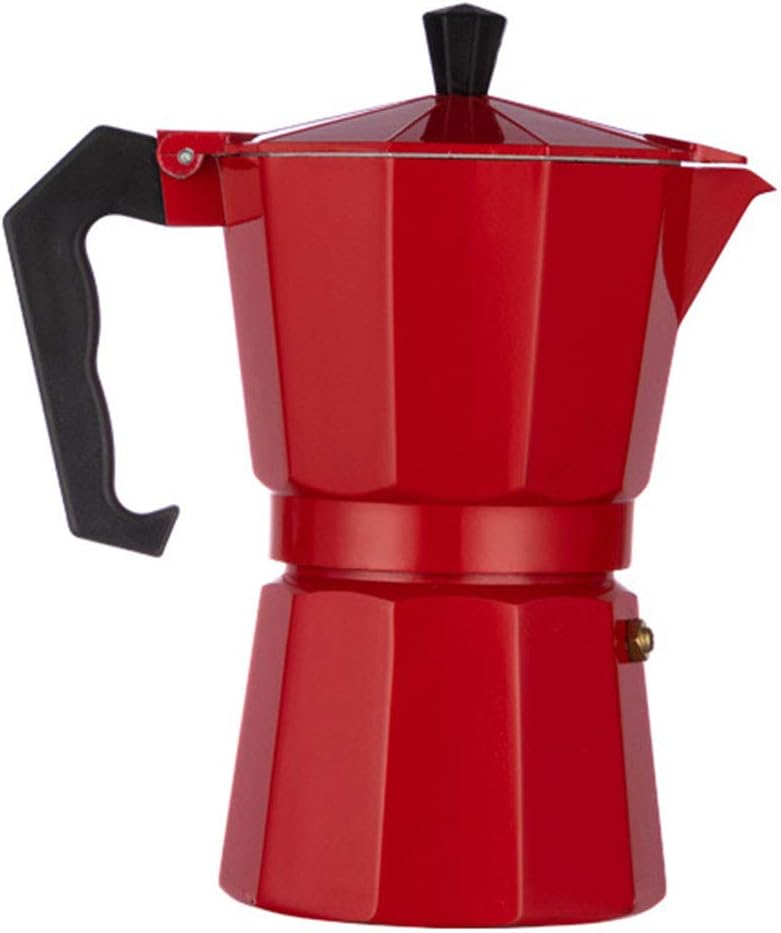 KUANDARMX easy to use Espresso Maker 3 Cup/6 Cup Italian Type Moka Pot Espresso Coffee Maker Stovetop Coffee Makers for Home Office Coffee Pot gift