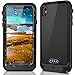 2018 iPhone X Waterproof Battery Case with Qi Wireless Charging, Temdan Upgraded 3400mAh Charger Case with Screen Protector Rechargeable Power Charging Case Extended Battery Case for iPhone X 2018