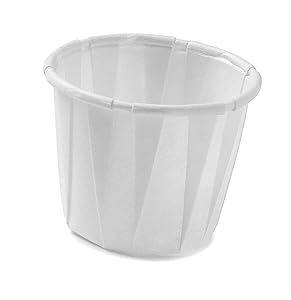 Pleated Paper Souffle Cups for Food Drink or Pills (1250 Cups)