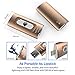 USB Flash Drive 128GB for iPhone/Android/PC Series, 3 in 1 iPad Memory Stick with 3.0 USB Port, Jump Drve External Storage for iOS Transferring Data at Fast Speed (Gold)