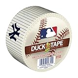 Duck Brand 240686 New York Yankees MLB Team Logo Duct Tape, 1.88-Inch by 10-Yard, 1-Pack