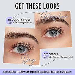 BEYELIAN Lash Clusters, Individual Cluster Lashes