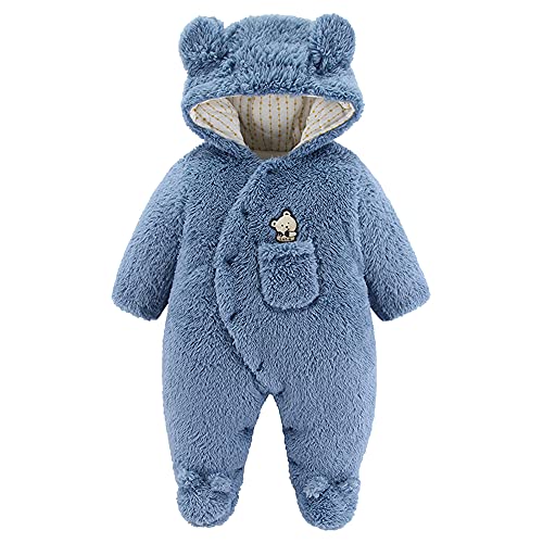 Baby Newborn Snowsuit Onesie Winter Coat Romper for Infant Cartoon