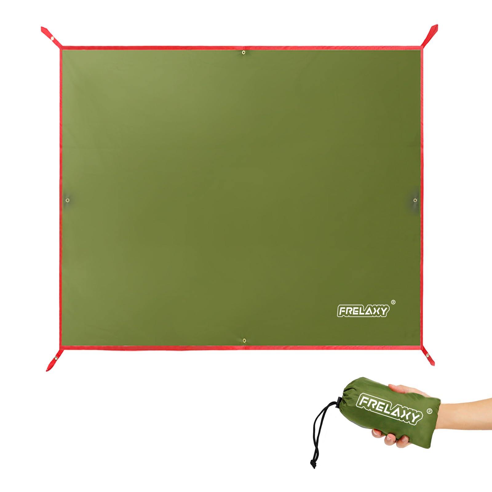 Photo 1 of Frelaxy Tent Footprint, Waterproof Camping Tarp, Durable Tent Floor to Elevate Your Camping, Hiking, Backpacking, Hammock, Beach Experience