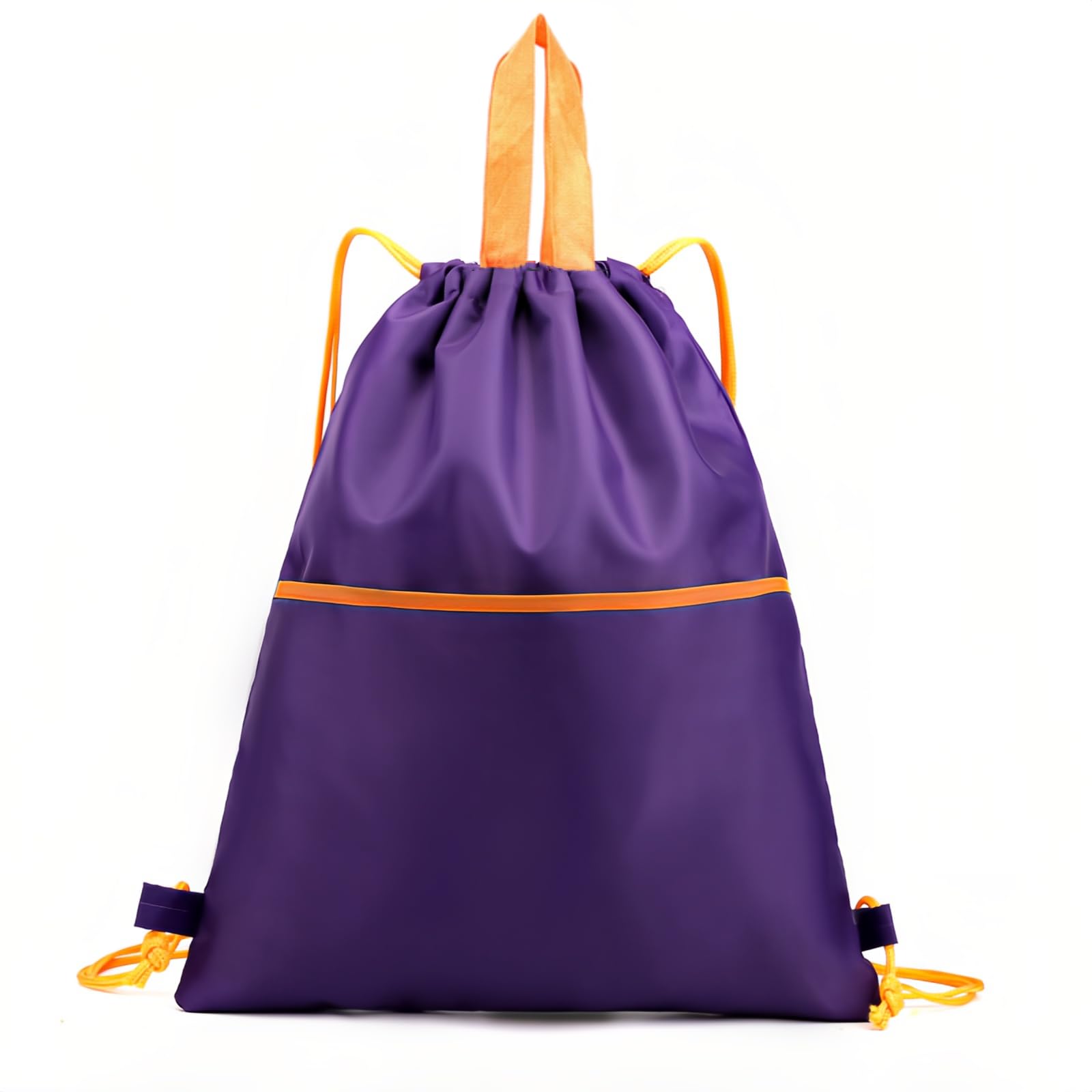 CHEPULA Drawstring Bags, Waterproof Drawstring Gym Bag for Women Men, String Bag Large Sports Drawstring Backpack for Travel Shopping Swimming Yoga Beach