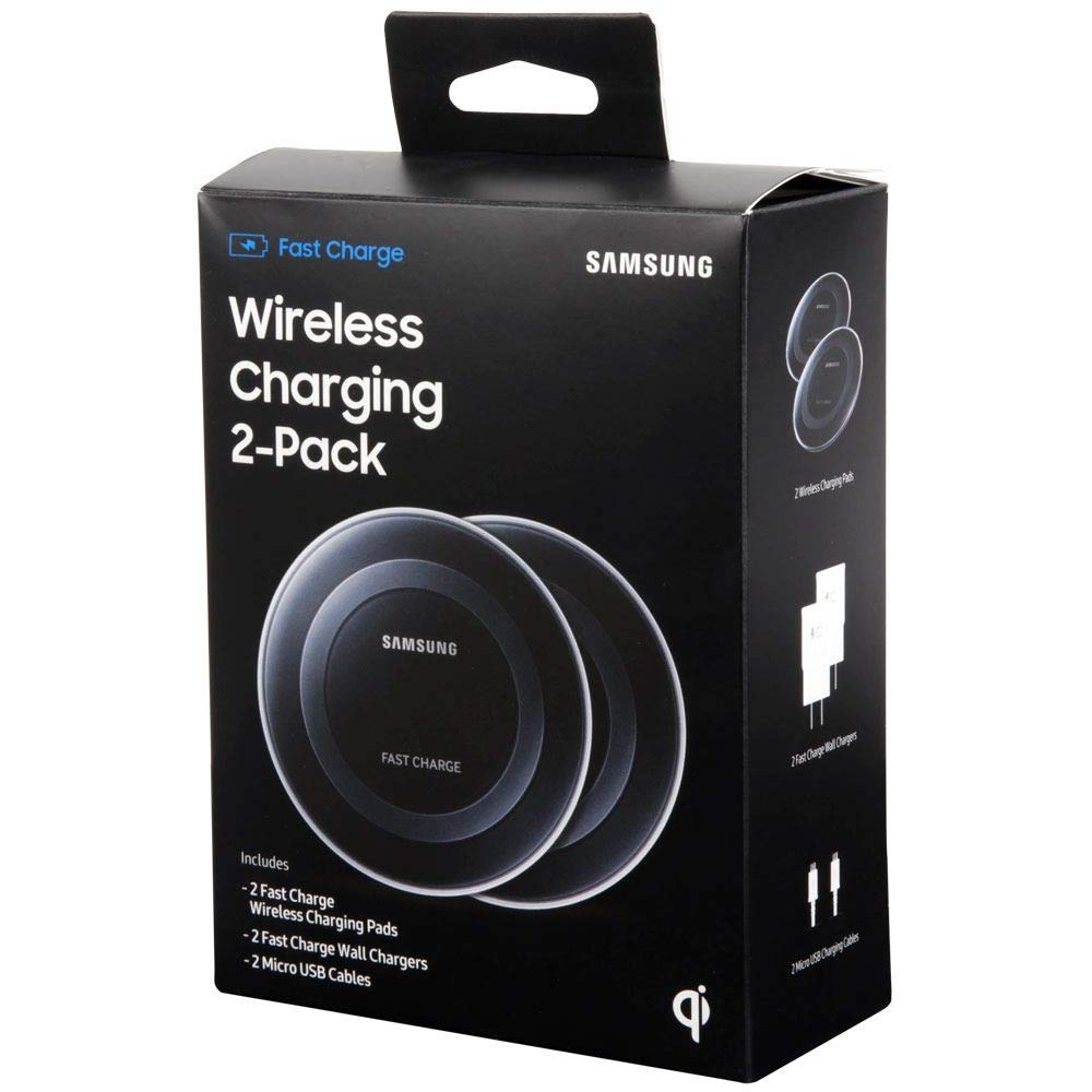 Samsung Qi Certified Fast Charge Wireless Charging Pad with 2A Wall