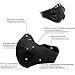 Dust Half Face Mask for Men and Women, Sand Filter Cover Winter Sport Bike Gear Masks Anti Polluted Gas for Motorcycle Running Bike Cycling Hunting, biking, Ski, Black