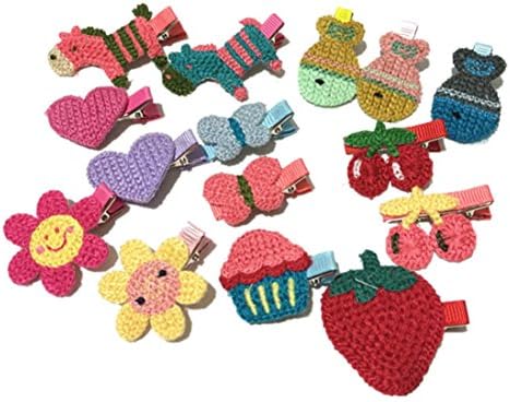 Bilila 15PCS Hair Clips Girls Princess Hair Style Buckle
