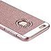 ARSUE iPhone 7 Plus Case, (TM) Luxury Hybrid Beauty Crystal Rhinestone with Gold Sparkle Glitter PC Hard Protective Diamond Case Cover for iPhone 7 Plus [5.5inch] (Rose Gold)