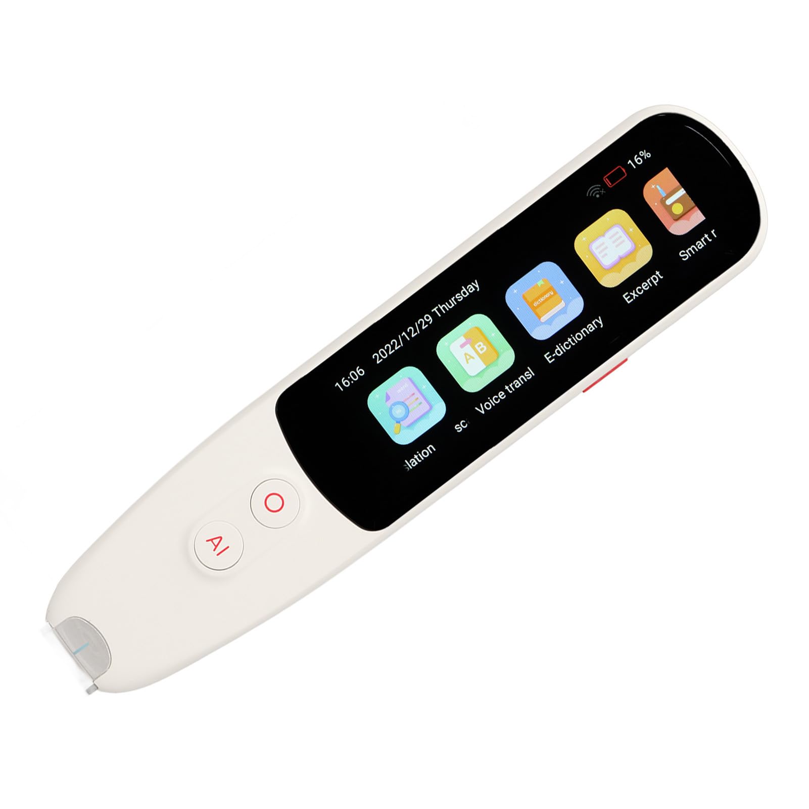 Electronic Language Translator Pen, Smart 134 Languages WiFi Translator Device Dictionary Pen Portable Scanning Translator, for Travel Business Learning Meeting