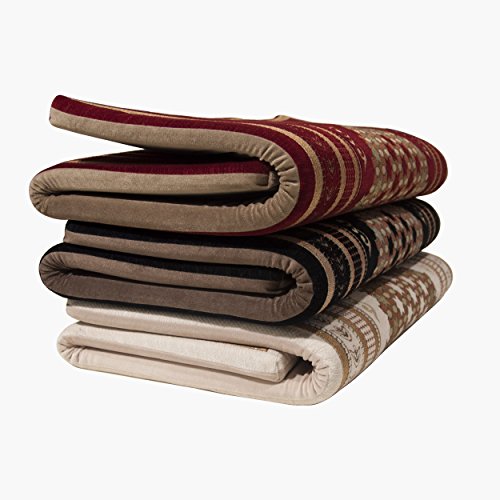 Sajjada Orthopedic Memory Foam Area Rug & Runners (Prayer Rug) (Black