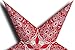 GalaxyArts Paper Star Lantern, 24-Inch Maharani Red, 3D 5-Point Hanging Light Up Lamp for Christmas, Diwali, Weddings, Parties, Birthday, Handmade Foldable Indoor Outdoor Ceiling Decoration