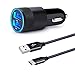 USB Type C Car Charger, Dual Port Car Adapter with 6ft Fast Charge USB C Cable for Samsung Galaxy S24 S23 S22 S21 S20 S10 A15 A14 A54,LG Stylo 6 5 4,Google Pixel 8 Pro 7 7a 6a 6 5 4 4XL, Moto G Stylus