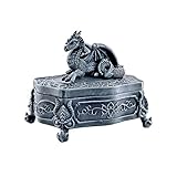 Design Toscano Legendary Dragon of Glenshire Lidded Box in Grey Stone