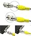 Hosyl RCA Female Jack to BNC Male Plug Adapters Pack of 10