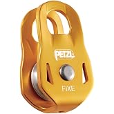 Petzl, FIXE, Compact Pulley with Fixed Side Plates, Yellow