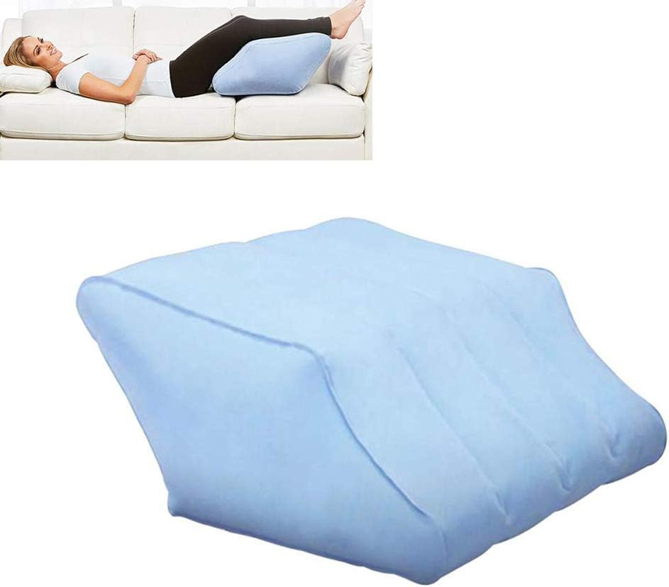 N / A Inflatable Leg Wedge Pillows, Lightweight Legs Elevation Support