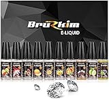 BruRkim,10x10ml (10pcs) for E-Liquids E-Juice Vape