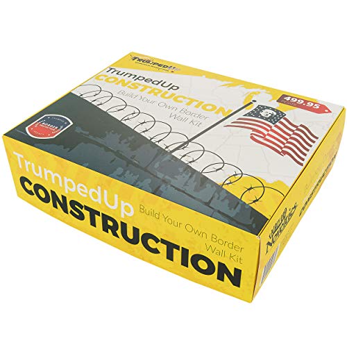 Fairly Odd Novelties TrumpedUp Build Your Own Border Wall Kit-Novelty Gag Gift Box, Trump Joke Dad White Elephant