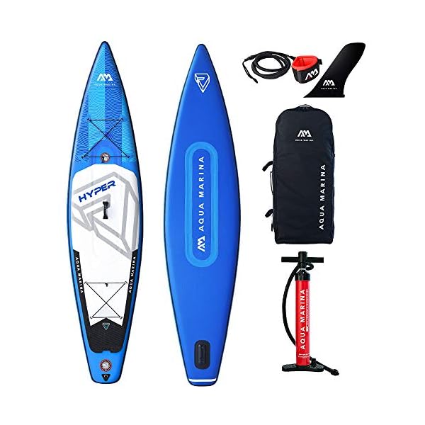 Aquamarina Hyper SUP Stand Up Paddle Board con guinzaglio, Zaino e Pompa -  MySup.it