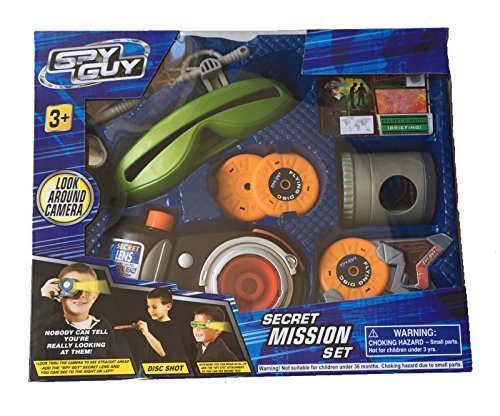 Spy guy 10 piece toy secret mission set with look aroun…