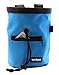two Ogres Essential-Z Chalk Bag with Belt and Zippered Pocket (Blue) for Climbing, Gymnastics & Weight Lifting