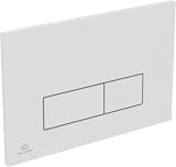 Ideal Standard Oleas Toilet Flush Plate Dual Flush Mechanical White Square