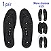 Acupressure Magnetic Massaging Insoles - Massage Reflexology Plantar Fasciitis Pain Relief Breathable Silicone Insoles for Men and Women