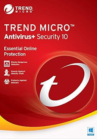 Trend Micro Antivirus+ 10 (3-Users) 2017