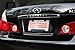 LFPartS Stainless Steel License Plate Frame Black 4 holes for Cars, Trucks Show Support of Police and Law Enforcement Officers (Thin Blue Line)