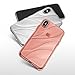 Ringke Flow Designed for iPhone X Case, Wavy Textured Flexible TPU Cover for iPhone X Case, iPhone 10 (Not Compatible with iPhone Xs) - Rose Gold